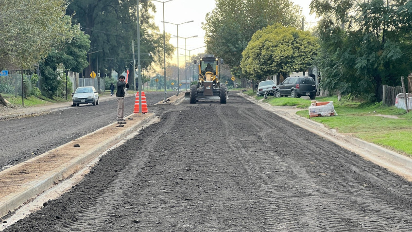 AVANZAN LAS OBRAS EN ROQUE PÉREZ