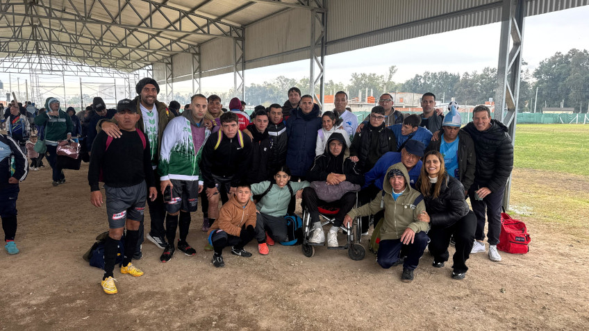ROQUE PÉREZ PRESENTE EN LA LIGA DE FÚTBOL INCLUSIVA